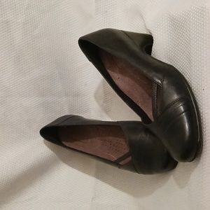 New Clark's Artisan sugar sky flats